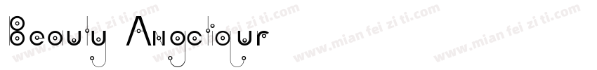 Beauly Angcliqur字体转换